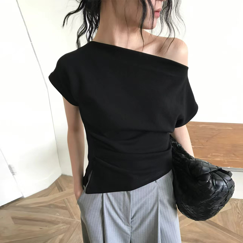 Elegant One-Shoulder Design Se - Lifestyle In Korean ulasan dan harga