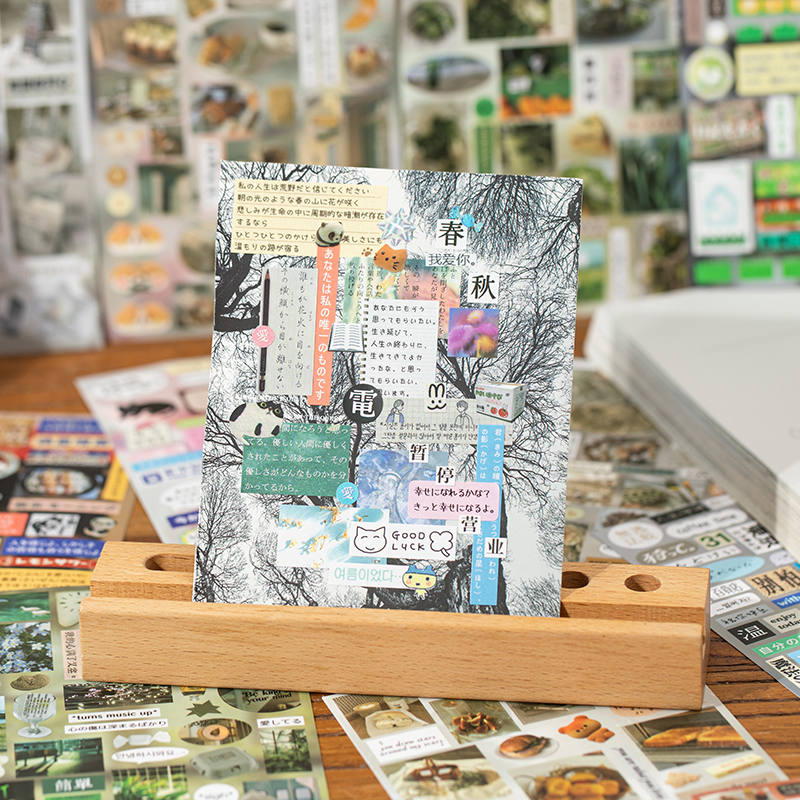 30Sheets Sticker Book Mist Rai - Korean Arts And Lifestyle ulasan dan harga