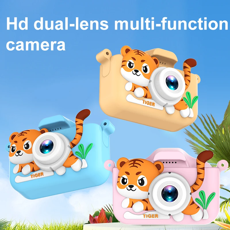 Kids Mini Camera Cartoon Tiger - Korean Girl Lifestyle ulasan dan harga