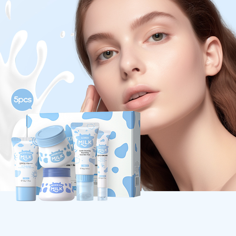 5pcs/box LAIKOU Milk Skin Care - Korean Skincare Routine ulasan dan harga