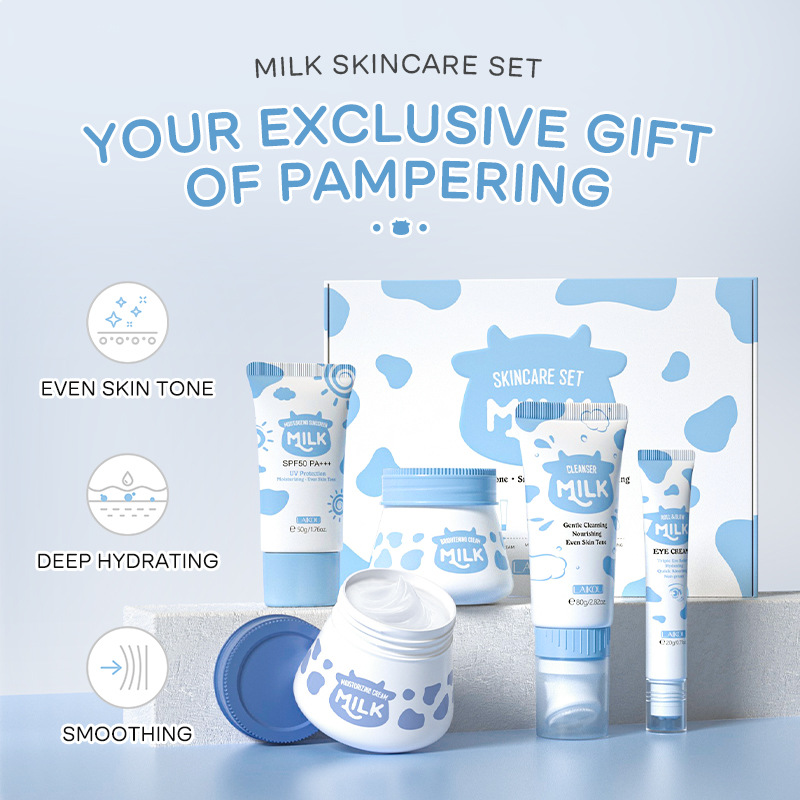 5pcs/box LAIKOU Milk Skin Care - Korean Skincare Routine ulasan dan harga