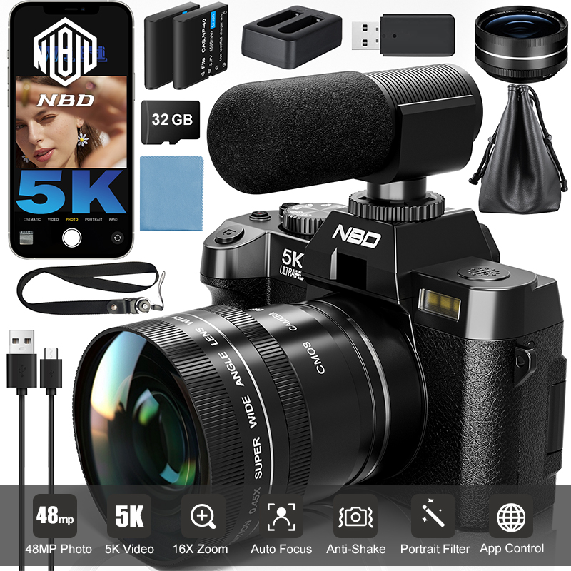 NBD 5K&48MP Digital Cameras Ph - Korean Lifestyle Vlog ulasan dan harga