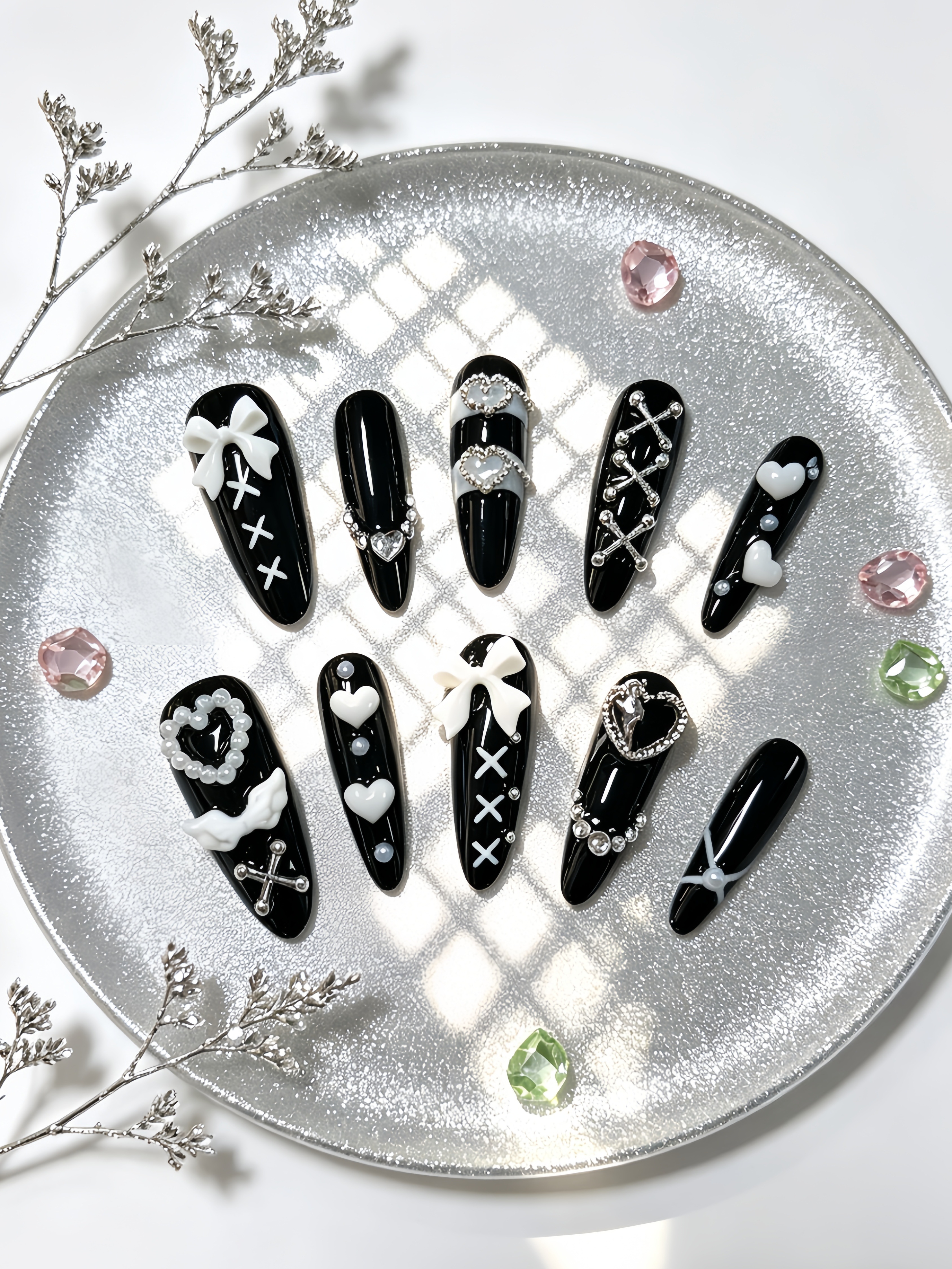 10 Long Black and White Minima - Korean Girl Lifestyle ulasan dan harga