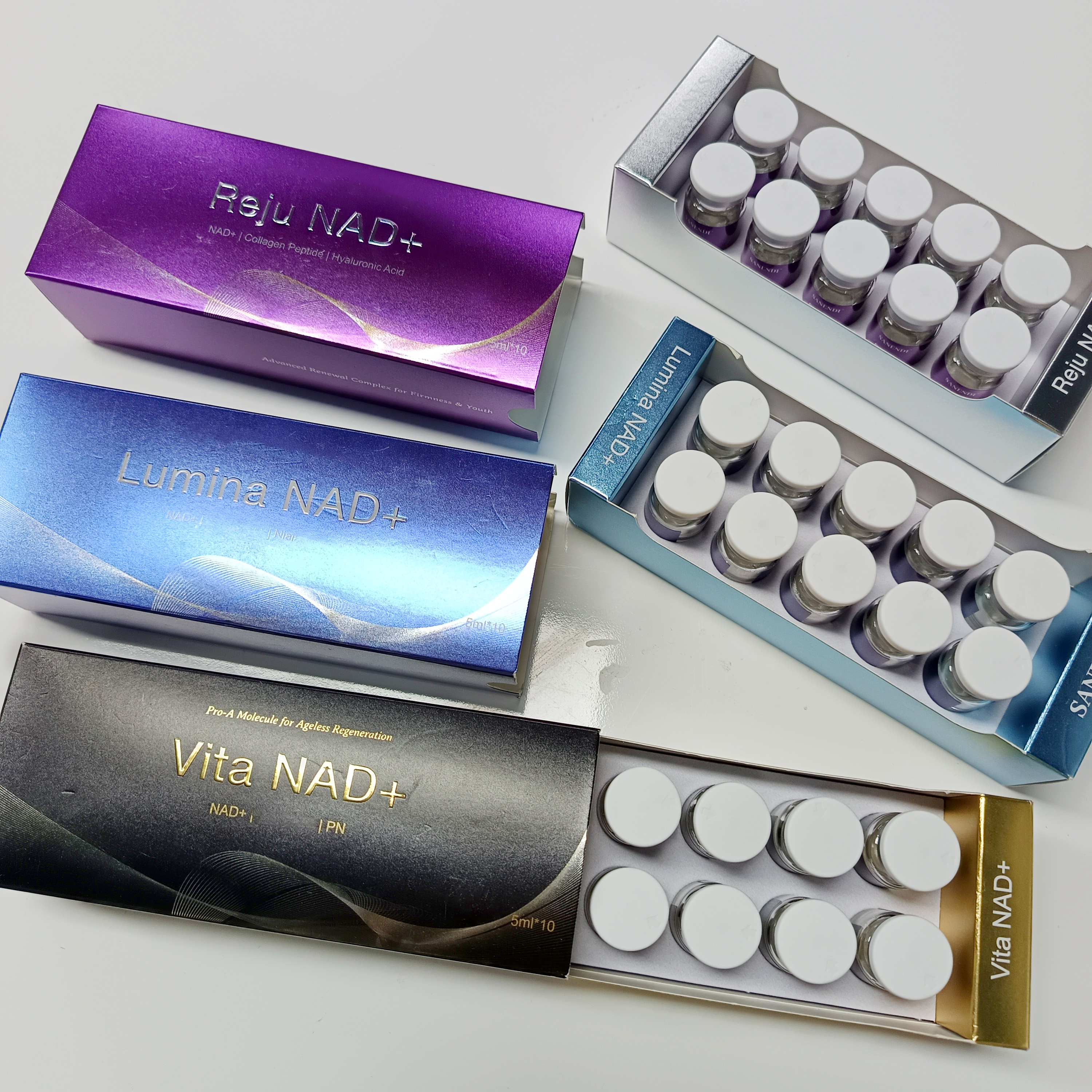 5 In 1 NAD+ Blue Copper Peptid - Korean Skincare Routine ulasan dan harga