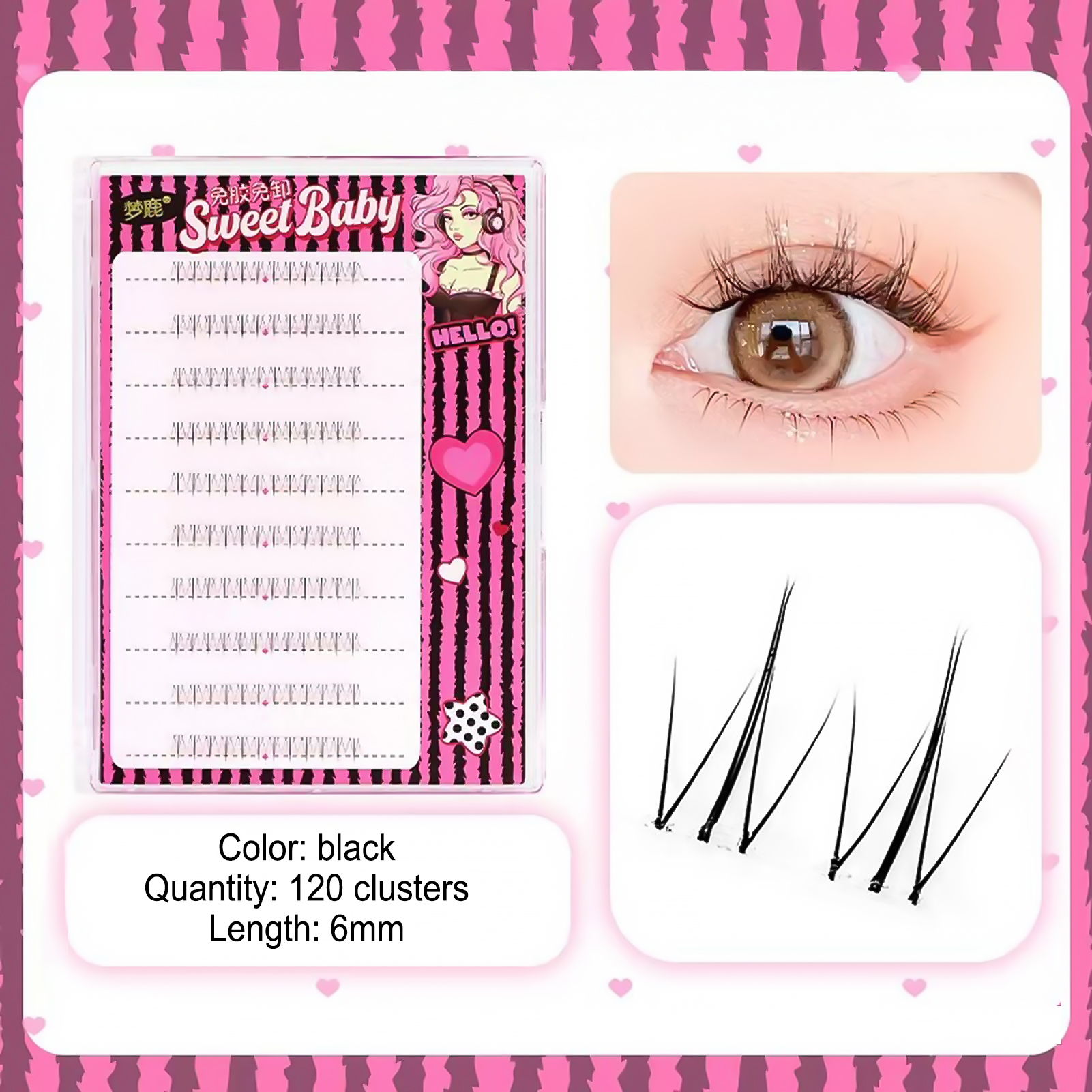 Women DIY Curling Eyelash Clus - Korean Lifestyle Products ulasan dan harga