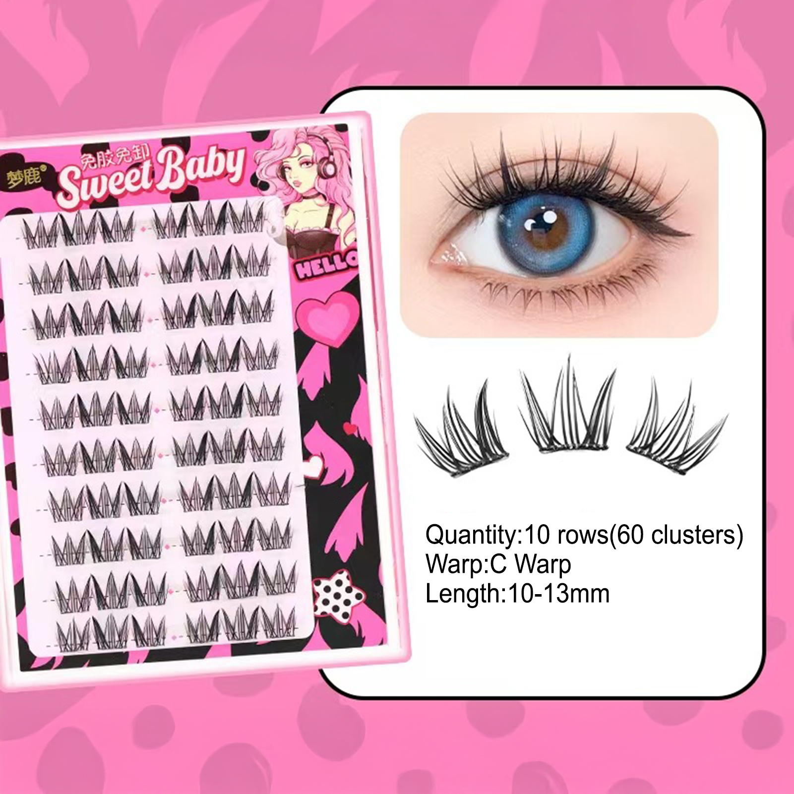 Women DIY Curling Eyelash Clus - Korean Lifestyle Products ulasan dan harga